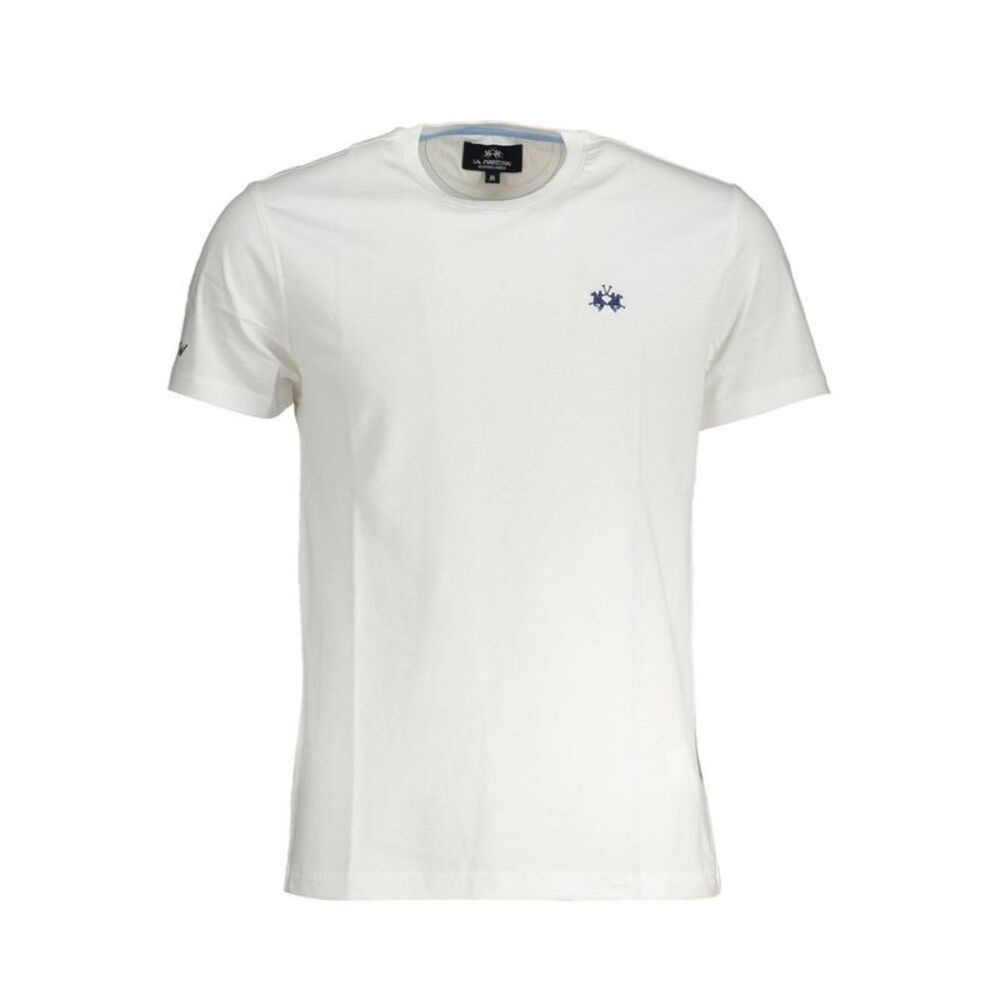 La Martina Bianco Cotton Men Men's T-Shirt